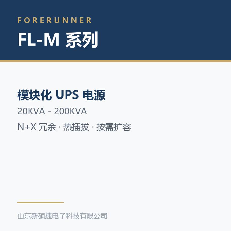FL-M 系列模块化 UPS(济南市UPS电源)